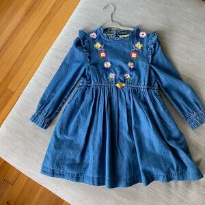 Mini Boden Denim School Dress. Never worn.
